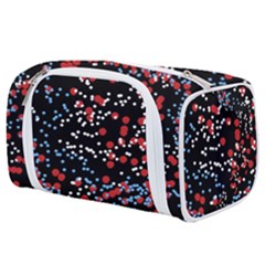 Multicolored Bubbles Motif Abstract Pattern Toiletries Pouch by dflcprintsclothing