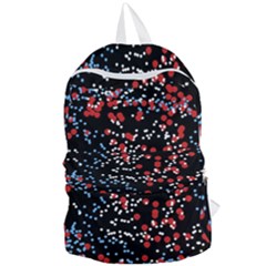 Multicolored Bubbles Motif Abstract Pattern Foldable Lightweight Backpack by dflcprintsclothing