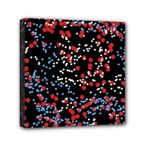 Multicolored Bubbles Motif Abstract Pattern Mini Canvas 6  X 6  (stretched) by dflcprintsclothing