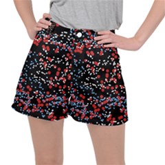 Multicolored Bubbles Motif Abstract Pattern Ripstop Shorts by dflcprintsclothing