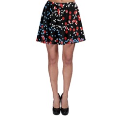 Multicolored Bubbles Motif Abstract Pattern Skater Skirt by dflcprintsclothing