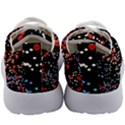 Multicolored Bubbles Motif Abstract Pattern Kids Athletic Shoes View4