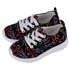 Multicolored Bubbles Motif Abstract Pattern Kids  Lightweight Sports Shoes by dflcprintsclothing