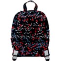 Multicolored Bubbles Motif Abstract Pattern Zip Up Backpack View3