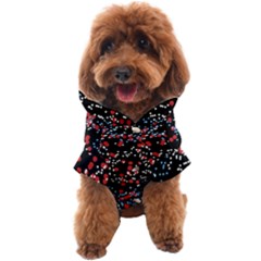 Multicolored Bubbles Motif Abstract Pattern Dog Coat by dflcprintsclothing