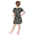 Barb Kids  Short Sleeve Velvet Dress View2