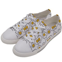 Cute Eggs Women s Low Top Canvas Sneakers by kostolom3000shop