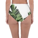 Green banana leaves Reversible High-Waist Bikini Bottoms View4