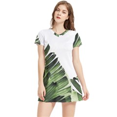 Green Banana Leaves Women s Sports Skirt by goljakoff