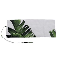 Green Banana Leaves Roll Up Canvas Pencil Holder (s) by goljakoff