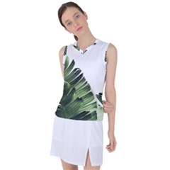 Green Banana Leaves Women s Sleeveless Sports Top by goljakoff