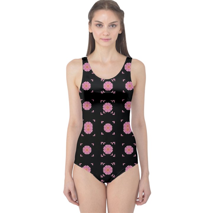 Flowers From The Summer Still In Bloom One Piece Swimsuit