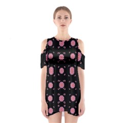 Flowers From The Summer Still In Bloom Shoulder Cutout One Piece Dress by pepitasart