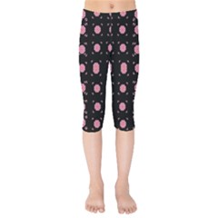 Flowers From The Summer Still In Bloom Kids  Capri Leggings  by pepitasart