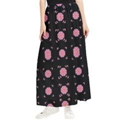 Flowers From The Summer Still In Bloom Maxi Chiffon Skirt by pepitasart