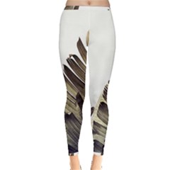 Vintage Banana Leaves Inside Out Leggings by goljakoff