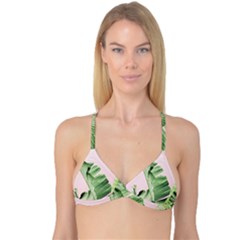 Palm Leaf Reversible Tri Bikini Top by goljakoff