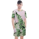 Palm leaf Men s Mesh Tee and Shorts Set View1