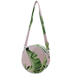 Palm Leaf Crossbody Circle Bag by goljakoff