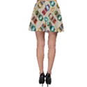 Ethnic Tribal Masks Skater Skirt View2