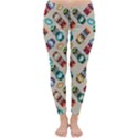 Ethnic Tribal Masks Classic Winter Leggings View1