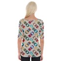 Ethnic Tribal Masks Wide Neckline Tee View2