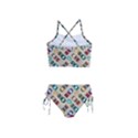 Ethnic Tribal Masks Girls  Tankini Swimsuit View2