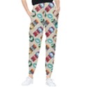 Ethnic Tribal Masks Tapered Pants View1