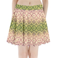 Ethnic Seamless Pattern Pleated Mini Skirt by FloraaplusDesign