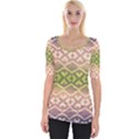 Ethnic Seamless Pattern Wide Neckline Tee View1