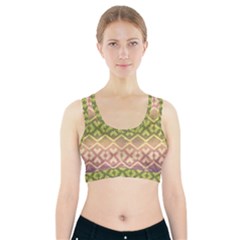 Ethnic Seamless Pattern Sports Bra With Pocket by FloraaplusDesign