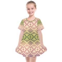 Ethnic Seamless Pattern Kids  Smock Dress by FloraaplusDesign