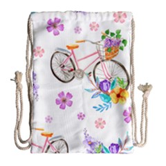 Cycle Ride Drawstring Bag (large) by designsbymallika