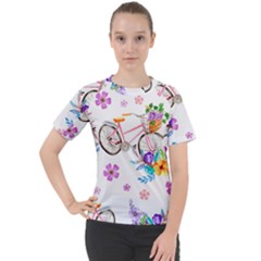 Cycle Ride Women s Sport Raglan Tee