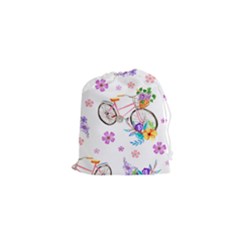 Cycle Ride Drawstring Pouch (xs) by designsbymallika