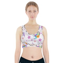 Cycle Ride Sports Bra With Pocket by designsbymallika