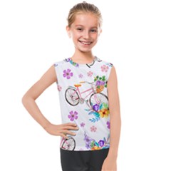 Cycle Ride Kids  Mesh Tank Top by designsbymallika