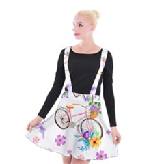 Cycle Ride Suspender Skater Skirt by designsbymallika