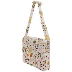 Pretty Leaves Pattern Cross Body Office Bag by designsbymallika