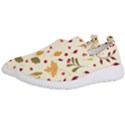 Pretty Leaves Pattern Men s Slip On Sneakers View2