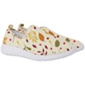 Pretty Leaves Pattern Men s Slip On Sneakers View3