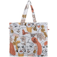 Lady Like Canvas Travel Bag by designsbymallika