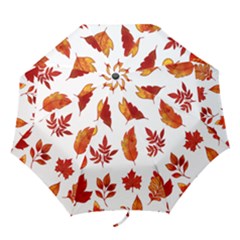 Autumn Pattern Folding Umbrellas by designsbymallika