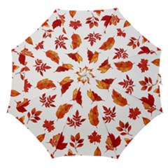 Autumn Pattern Straight Umbrellas by designsbymallika