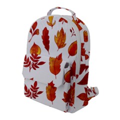 Autumn Pattern Flap Pocket Backpack (large) by designsbymallika