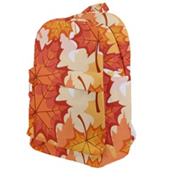 Autumn Leaves Pattern Classic Backpack by designsbymallika