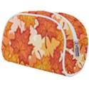 Autumn Leaves Pattern Makeup Case (Medium) View2