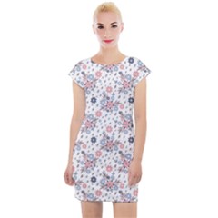 Tender Bouquet Cap Sleeve Bodycon Dress by FloraaplusDesign