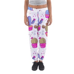 Cactus Love 4 Women s Jogger Sweatpants by designsbymallika