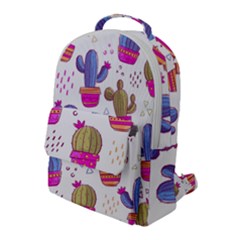 Cactus Love 4 Flap Pocket Backpack (large) by designsbymallika